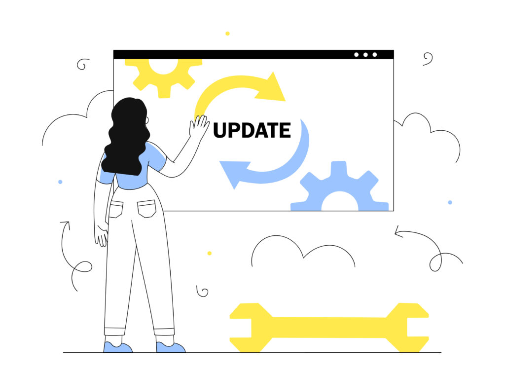 Mettez à jour votre site web avec un design simple et efficace, conforme aux dernières recommandations de Google.